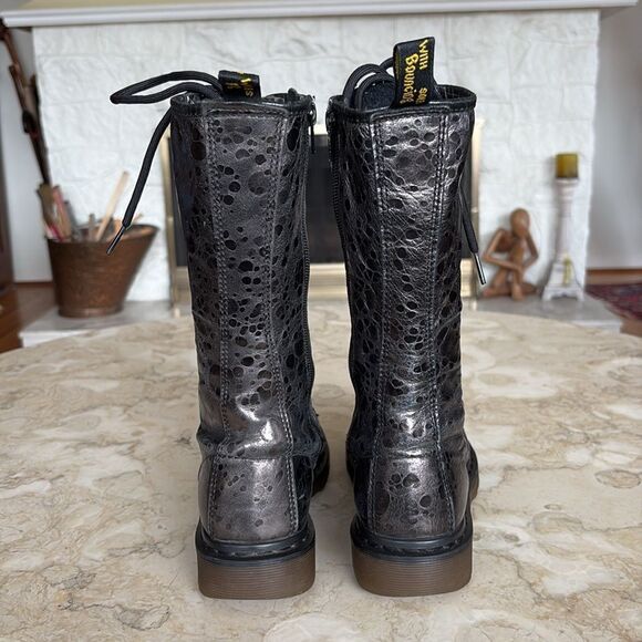 Dr. Martens Lunar Craters, 14-Eye Leather Boots - Picture 6 of 16